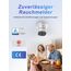 Heiman Mini Rauchmelder 5er Set – Red Dot Design Award, 10 Jahre Batterielaufzeit, EN14604, TÜV, CE, UKCA, DBI Zertifiziert, 85 dB Alarm, Feuermelder, Rauchwarnmelder mit fotoelektrischem Sensor