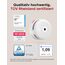 X-Sense Smart Rauchmelder XS01-M mit SBS50 Basisstation, Zertifiziert nach EN 14604, Funkrauchmelder mit WLAN, vernetzbarer Feuermelder, kompatibel mit der X-Sense Home Security App, FS121, 12 Stück