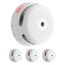 X-Sense Smart Rauchmelder XS01-M ohne SBS50 Basisstation, Zertifiziert nach EN 14604, Funkrauchmelder mit WLAN, vernetzbarer Feuermelder, kompatibel mit der X-Sense Home Security App, XS01-M, 3 Stück