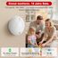 DAYTECH Rauchmelder 10 Jahre Batterie – 6er Rauchmelder mit Magnethalterung Set, TÜV Rheinland Zertifiziert, Feuermelder mit 85 dB & Test/Stummschaltung – Brandmelder für Schlafzimmer, Kinderzimmer