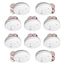 10-Pack ELRO FS1805M Rauchmelder mit 5-Jahres-Batterie und Magnethalterung – Entspricht der Europäischen Norm EN14604