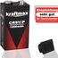 kraftmax 3X 9V Block Lithium Hochleistungs- Longlife Batterien für Rauchmelder/Feuermelder - 10 Jahre Batterie Lebensdauer