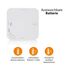 Smartwares Co-Detektor – 85 dB – Sensor 10 Jahre – Benachrichtigungen über App – Testknopf & Stummknopf – FGA-13800, Batteriebetrieben, Weiß