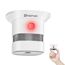 Heiman Mini Rauchmelder – 10 Jahre Batterielaufzeit, EN 14604, DBI Zertifiziert, 85 dB Alarm, Red Dot Design Award, Feuermelder, Rauchwarnmelder mit fotoelektrischem Sensor, 1 Stück