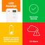Smartwares CO-Melder - 10-Jahres-Batterie - LED-Bildschirm & Anzeige - Testknopf - FGA-13091