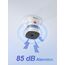 Heiman Mini Rauchmelder – 10 Jahre Batterielaufzeit, EN 14604, DBI Zertifiziert, 85 dB Alarm, Red Dot Design Award, Feuermelder, Rauchwarnmelder mit fotoelektrischem Sensor, 1 Stück