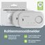 FireAngel Kohlenmonoxid-Alarm – FA6813 CO-Alarm für Zuhause mit Batterien – Reisen, tragbarer Kohlenmonoxid– CO-Monitor mit Testtaste