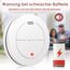 Safeliveo Rauchmelder ohne Blinkende LED, mit 10 Jahre Batterie, mit Klebepads，Mute Funktion, 85 dB Alarmton, Standalone Flacher Brandmelder für den Brandschutz zu Hause 1 Stück