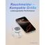 Heiman Mini Rauchmelder – 10 Jahre Batterielaufzeit, EN 14604, DBI Zertifiziert, 85 dB Alarm, Red Dot Design Award, Feuermelder, Rauchwarnmelder mit fotoelektrischem Sensor, 1 Stück
