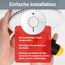 FireAngel Optischer Rauchmelder 2er-Pack- FA6120-INT-T2 Rauchmelder mit 10 Jahre Batterie für Ihr Heim mit Test-/Stummschaltungstaste - Ersatz für ST-622/ST-620 - Feuermelder mit Frühwarnsystem - Weiß