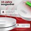 ALPENLUFT Rauchmelder 10 Jahre Batterie, Feuermelder Flach, Rauchwarnmelder, Brandmelder, | Ohne Bohren, Ohne LED Blinken - Rauch Brandschutz Brandmeldeanlage 5er Set