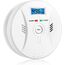 Kohlenmonoxid Warnmelder mit LCD Display CO Melder Lauter 85 Db Alarm Kohlenmonoxid Melder mit Kohlenmonoxidsensor Carbon Monoxide Alarm Batteriebetrieb