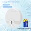 Erdiegle Wassermelder Wasseralarm, 135dB Wasser Sensor Alarm Wasserwarner Flut Detektor für Keller, Badezimmer, Waschküche, Küchen, Garagen, und Dachböden (6F22/9V Batterien enthalten) (1 Pack)