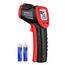 Eventek Infrarot Thermometer, -50°C bis 600°C Digitales Pyrometer mit Laser & LCD – Berührungsloses Messgerät für Pizzaofen, Grill, Kochen & Industrie, Einstellbarer Emissionsgrad (Nicht für Menschen)