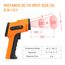 ThermoPro TP30 Infrarot Thermometer Digital Laser Temperaturmessgerät -50°C ~ 550°C Emissionsgrad einstellbar MAX/MIN/AVG-Messwerte (NICHT für Mensch) Ideal für Klimaanlage, Automotor, Bodenheizung