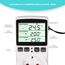 RUIZHI Digitaler Temperaturregler Steckdosen Heizung Kühlen Thermostat 250V mit Fühler Steckdose und Sonde LCD Bildschirm für Gewächshaus,Aquarium,Terrarium,Reptilien （EU