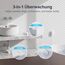 SwitchBot WLAN Wassermelder, Smart Wassersensor, 100dB einstellbarer Alarm & App-Benachrichtigung, IP67 wasserdicht, Wasserleck-Detektor für Zuhause mit 1m Sensorkabel, kein Hub erforderlich(nur 2.4G)