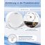 Geevon Wassermelder Wasseralarm8 Stück, 100dB Wasserwarner, Wassersensor Alarm, Batteriebetrieben für Keller, Badezimmer, Waschküche, Küchen, Garagen und Dachböden (Lieferung mit Batterie)