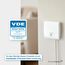 Homematic IP Smart Home 2er-Set Wassersensor, Wassermelder für zuverlässige Alarmierung per Sirene und Push-Benachrichtigung in der Smartphone-App bei Feuchtigkeit und Wasser, 151694A0