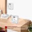 Kohlenmonoxid Melder, 10-Jahres-Batterie CO melder mit LCD-Display und Silent-Test-Taste, EN50291 konform, Kohlenmonoxid-Warner (TCS0202A)