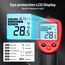 Eventek Infrarot Thermometer, -50°C bis 600°C Digitales Pyrometer mit Laser & LCD – Berührungsloses Messgerät für Pizzaofen, Grill, Kochen & Industrie, Einstellbarer Emissionsgrad (Nicht für Menschen)