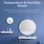 Haozee Zigbee Temperatur- und Feuchtigkeitssensor, 3er-Pack,ZigBee Hub erforderlich, für Fernüberwachung und Heimautomatisierung, Kompatibel mit Home Assistant Zigbee2mqtt