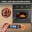 CIRYCASE Fleischthermometer Digital, Sofort Lesen Bratenthermometer Ofenthermometer, Externe Lange Sonde mit 102cm-Edelstahlkabel, Zeigerthermometer, Backofenthermometer für Küche, BBQ, Ofen, Backen