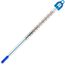 Wasserthermometer für Wassertemperatur und Flüssigkeiten - Laborthermometer Bereich: -10 bis +110 °C, 155 mm, Eintauchlabor Glasthermometer gefüllt mit blauer Flüssigkeit
