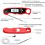 CIRYCASE Fleischthermometer Digital, Sofort Lesen Bratenthermometer Ofenthermometer, Externe Lange Sonde mit 102cm-Edelstahlkabel, Zeigerthermometer, Backofenthermometer für Küche, BBQ, Ofen, Backen
