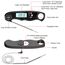 CIRYCASE Fleischthermometer Digital, Sofort Ablesbares Bratenthermometer Grillthermometer, Externe Sonde mit 2 Lange Sonde & Magnet, Alarmfunktion, Thermometer Laborthermometer für Küche, BBQ, Ofen