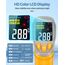 Eventek Infrarot Thermometer, -50°C ~ 600°C Temperaturmessgerät, 0,1-1,0 Einstellbarer Emissionsgrad Laser Thermometer, Farbiger HD-Bildschirm Thermometer für Küche, Pizza, Kühlung, Industrie, Gelb