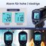 ERICKHILL Infrarot-Thermometer -50 ℃ ~ 600 ℃ Berührungslose digitale Laser-Temperaturpistole mit LCD-Display, einstellbarer Emissionsgrad – geeignet zum Kochen/Grillen/Einfrieren, mit Fleischsonde
