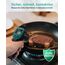 ERICKHILL Infrarot-Thermometer -50℃~800℃, berührungsloses digitales Laser-Temperaturmessgerät mit LCD-Anzeige, einstellbarer Emissionsgrad – geeignet zum Kochen/Grillen/Einfrieren/Industrie, Schwarzgr