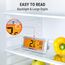 ThermoPro Kühlschrankthermometer Digital mit großem LCD-Display und Hintergrundbeleuchtung Gefrierschrank-thermometer mit Max/Min-Aufzeichnung Thermometer mit Magnet- und Ständeroptionen