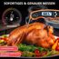 CIRYCASE Fleischthermometer Digital, Sofort Lesen Bratenthermometer Ofenthermometer, Externe Lange Sonde mit 102cm-Edelstahlkabel, Zeigerthermometer, Backofenthermometer für Küche, BBQ, Ofen, Backen