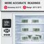 ThermoPro Kühlschrankthermometer Digital Gefrierschrank-thermometer mit großem LCD-Display & Hintergrundbeleuchtung, Max/Min-Aufzeichnung Thermometer mit Magnet- und Ständeroptionen 2 Stücke