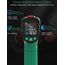 Infrarot-Thermometer, SQECH Temperaturmessgerät -50℃～800℃(-58℉～1472℉), mit Umgebungstemperatur/Luftfeuchtigkeit/Einstellbarem Emissionsgrad/Farbiger Hintergrundbeleuchtung, für Kochen, Motoren, HLK