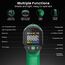 Infrarot-Thermometer, SQECH Temperaturmessgerät -50℃~ 600℃(-58℉~1112℉), mit Einstellbarem Emissionsgrad und Farbiger Hintergrundbeleuchtung, für Kochen, Pizzaofen, Kühlschrank, Industrie(Grün)