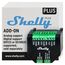 Shelly Plus Add-On - Add-On für Shelly Plus & Gen3 Geräte, Schnittstelle für Temperatur- und Luftfeuchtigkeitssensoren, DS18B20, DHT22 & Arduino Sensoren, Analoger und Digitaler Eingang