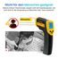 Etekcity Infrarot-Thermometer, Temperaturmessgerät -50°C bis +450°C - digital Laser Infrarot Thermometer für Küche, Pizzaofen, Grill, Backen - Nicht für Menschen - Gelb/Schwarz