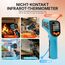 Tilswall Infrarot Thermometer(nicht für Menschen) -50°C bis 600°C IR Digital Laser Temperaturmessgerät mit LCD Display für Kochen/Küche/Barbecue/Pizza Oven/Gefrierschrank/Industrie