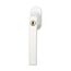 ABUS Abschließbarer Fenstergriff FG210 AB210 - Fensterknauf mit Druckzylinder, gleichschließend - ABUS-Sicherheitslevel 3-41192 - Weiß - 5er Set