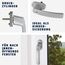 ABUS Abschließbarer Fenstergriff FG200 AB208-10er Set - Fensterknauf mit Druckzylinder, gleichschließend - ABUS-Sicherheitslevel 3-88561 - Silber