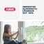 ABUS Abschließbarer Fenstergriff FG210 AB210 - 3er Set - Fensterknauf mit Druckzylinder, gleichschließend - ABUS-Sicherheitslevel 3 - 59489 - Weiß