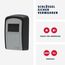 ABUS KeyGarage 707 - Schlüsselbox zur Wandmontage - für bis zu 7 Schlüssel oder kleine Wertgegenstände - Schwarz-Silber