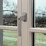 ABUS Abschließbarer Fenstergriff FG210 AB210 - 3er Set - Fensterknauf mit Druckzylinder, gleichschließend - ABUS-Sicherheitslevel 3 - 59488 - Silber