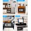 Mini Safe Tresor für Zuhause, MöBeltresor Klein mit Feuerfest Wasserdicht Geldtasche, Kleiner Tresor Sicherheitssafe mit Zahlenschloss,Tresore Kinder Wandtresor für Geld Medikamente Schmuck