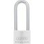 ABUS Vorhängeschloss Titalium 64TI/50HB80 gl.-6511 - gleichschließend und mit hohem Bügel - Kellerschloss mit Schlosskörper aus Spezial-Aluminium - gehärteter Stahlbügel - ABUS-Sicherheitslevel 6