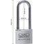 Burg-Wächter Vorhangschloss, Vorhängeschloss mit Schlüssel, 6,9 mm Bügelstärke, massives Aluminiumschloss, Innenwerk rostfrei, Gehärtet, Alutitan 770 HB 40 65 SB
