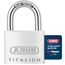 ABUS Vorhängeschloss Titalium 64TI/35 gl.-6355 - gleichschließend - Kellerschloss mit Schlosskörper aus Spezial-Aluminium - gehärteter Stahlbügel - ABUS-Sicherheitslevel 4